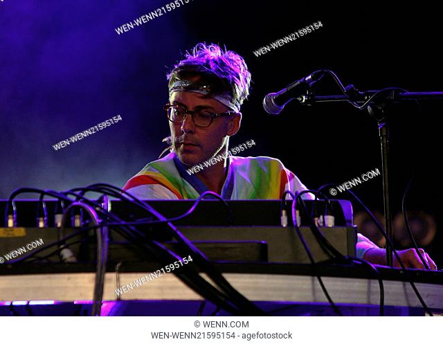Basement Jaxx headline the Castle Stage at the end of Day Three of Camp Bestival at Lulworth Castle, Dorset - Sunday 3rd August 2014 Featuring: basement jaxx...