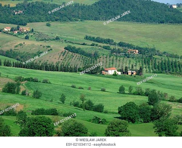 The beautiful landscape of Tuscany