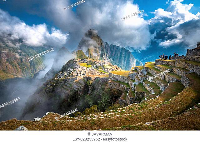 Machu Picchu, UNESCO World Heritage Site. One of the New Seven Wonders of the World