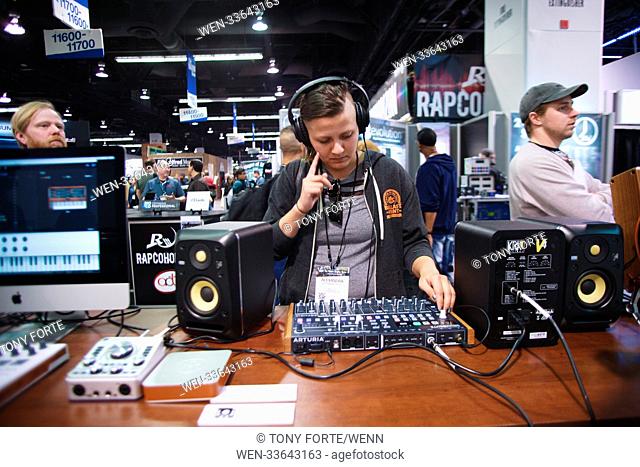 National Association of Music Merchants showcase the latest music industry trends at the Anaheim Convention Center Featuring: Atmosphere Where: Anaheim