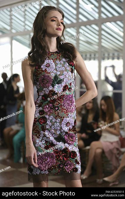 New York, USA, September 11, 2023 - Kevan Hall Spring 2024 Collection Presentation Today at the 3 West Club in New York City