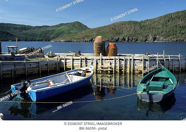 Small fishing harbour near Norris Point, Newfoundland