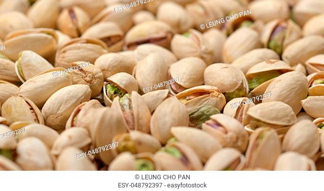 Group of Baked pistachio