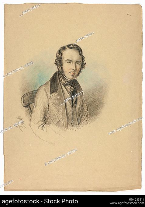 Portrait of a Man - 1846 - Elizabeth Murray English, c. 1815-1882 - Artist: Elizabeth Murray, Origin: England, Date: 1846