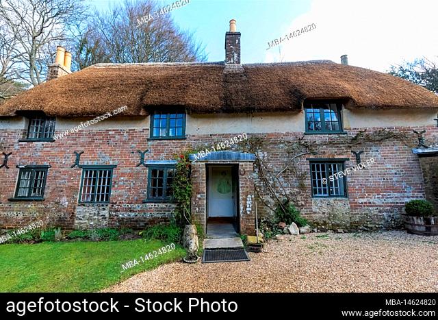 England, Dorset, Dorchester, Hardy's Cottage, Higher Bockhampton Village, The Birthplace of the English Author Thomas Hardy