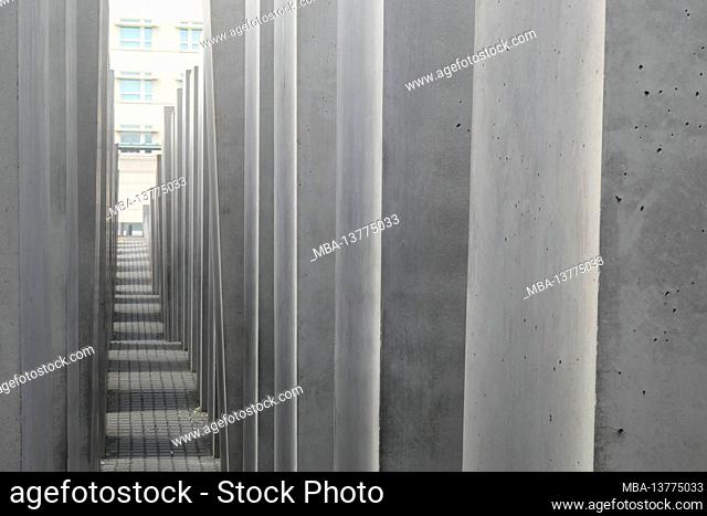 Holocaust Memorial, memorial for the murdered Jews, Berlin Mitte, Berlin, Germany