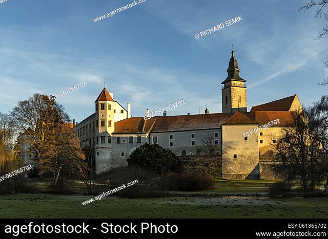 Telc, Unesco world heritage site, Southern Moravia, Czech Republic
