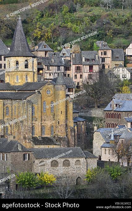 France, Aveyron, Unesco World Heritage Site, Conques