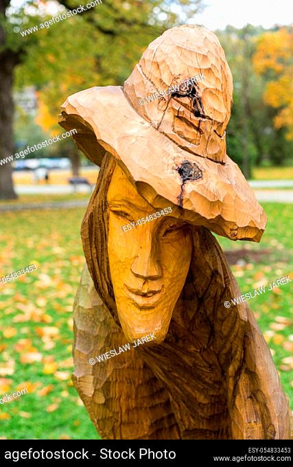 Fairy-like wooden figures from primaeval Slawic tales by Grzegorz Michalek
