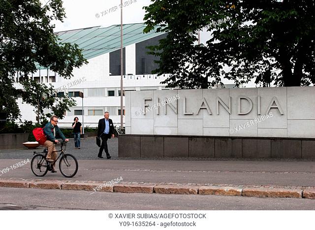 Finlandia Hall, Designed by Alvar Aalto, Helsinki, Uusimaa, Finland