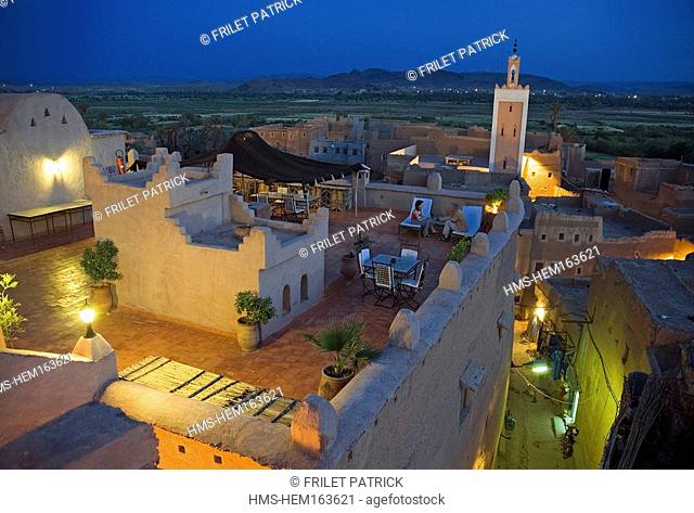 Morocco, Ouarzazate, Taourirt Kasbah, Dar Kamar Hotel