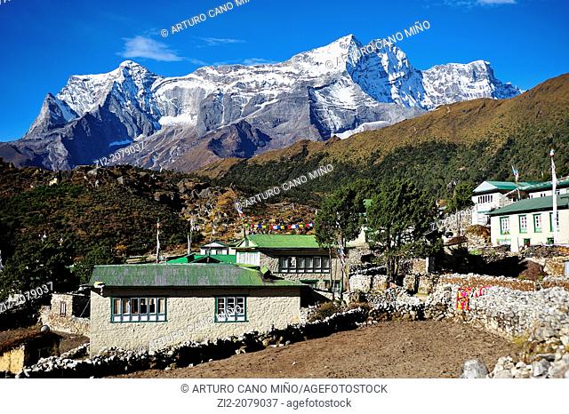 Khumjung, Sagarmatha National Park, the Himalaya range, Khumbu area, Solukhumbu District, Sagarmatha Zone, Nepal