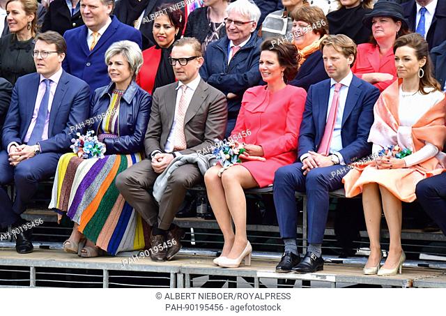 Prince Constantijn and Princess Laurentien, Prince Bernhard and Princess Annette, Prince Floris and Princess Aimée of the Netherlands attends in Tilburg