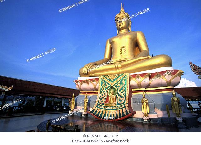 Thailand, gulf of Siam, island of Ko Samui, the pagoda of Big Buddha