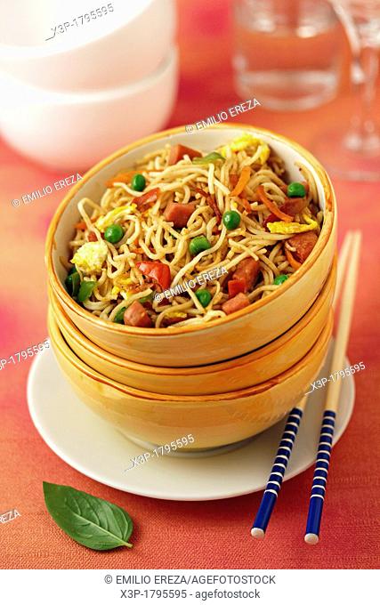 Hot Chinese noodles