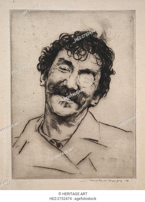 James MacNeill Whistler. Creator: Mortimer Menpes (British, 1860-1938)