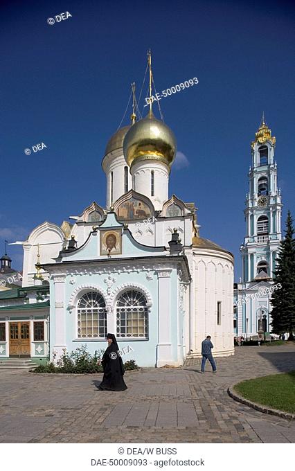 Russia - Sergiev-Posad. Trinity Sergius Lavra (Troitse-Sergiyeva Lavra, 14th-19th century, UNESCO World Heritage List, 1993)