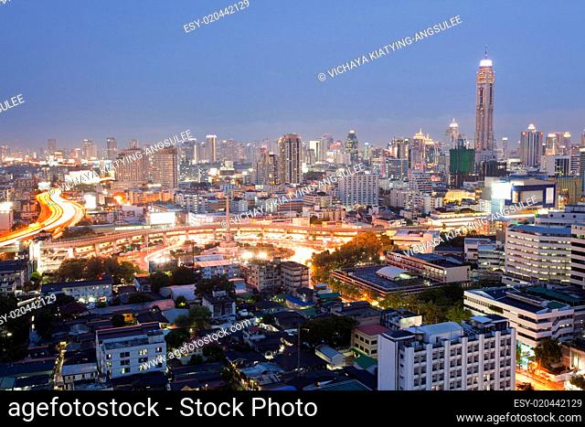 Bangkok Skylines downtown
