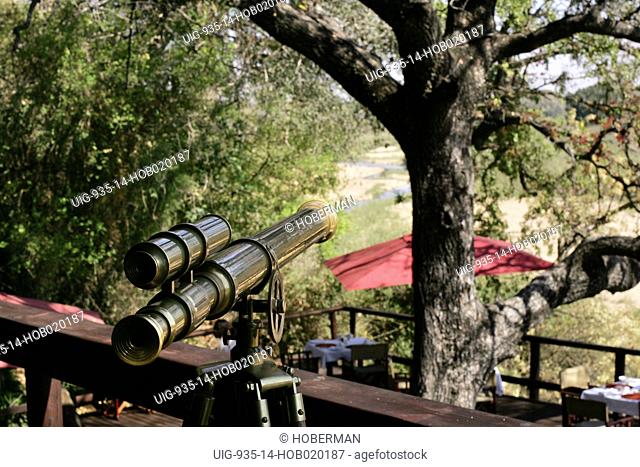 Binoculars, Singita Private Safari Lodge, Ebony Lodge, Sabi Sands, Sabi Sabi, Greater Kruger National Park, Mpumalanga, South Africa, Africa