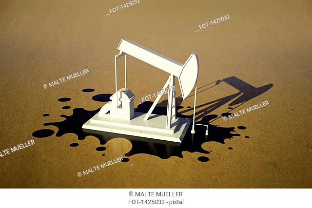 Illustrative image of oil well