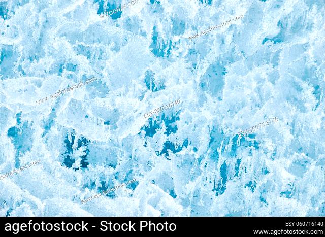 Background of winter Ice texture