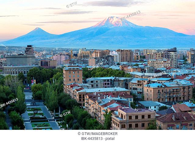 Mount Ararat and Yerevan, Yerevan, Armenia
