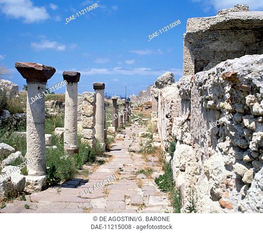 Ruins of the Roman Baths, Porto Torres, Sardinia, Italy
