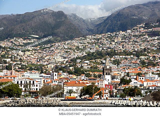 Madeira, view on Funchal