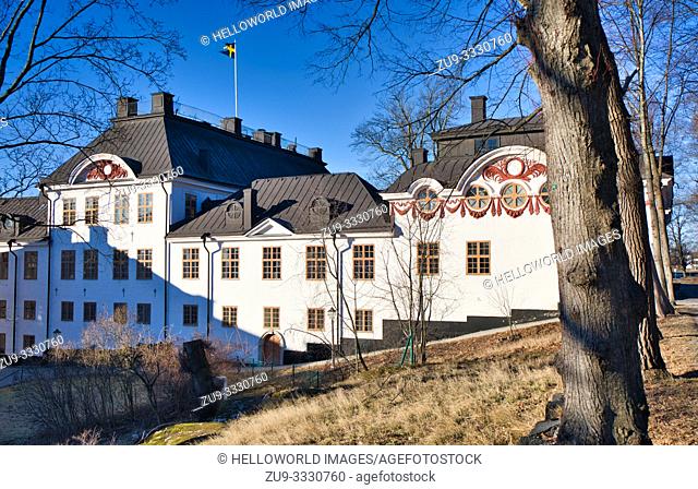 Karlberg Palace, Solna, Stockholm, Sweden, Scandinavia. Construction began in 1634 and was finally completed in 1795. Design and construction was by architects...