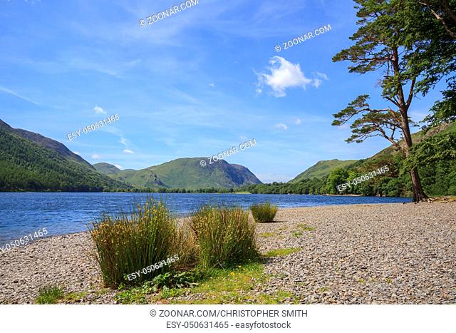 Buttermere in the Lake District Cumbria England