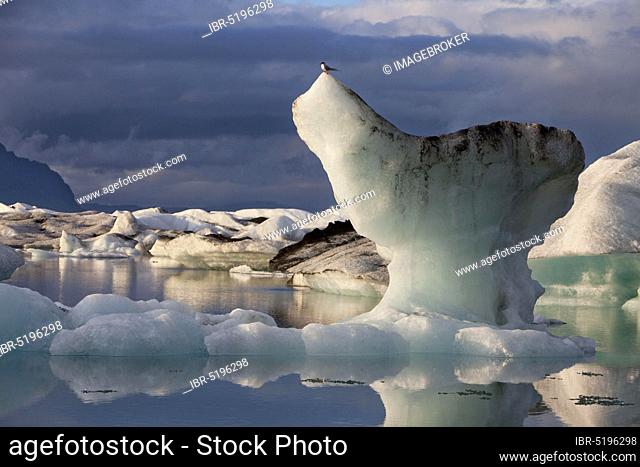 Glacial Lake Vatnajökull, Vatnajökull, Iceland, Europe