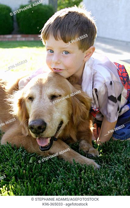 Boy and his dog