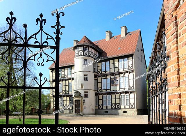 Germany, Saxony-Anhalt, Salzwedel, Johann Friedrich Danneil Museum, half-timbered house, Salzwedel, Altmark