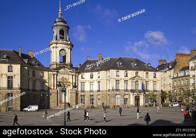 France, Bretagne, Rennes, City Hall, Hotel de Ville