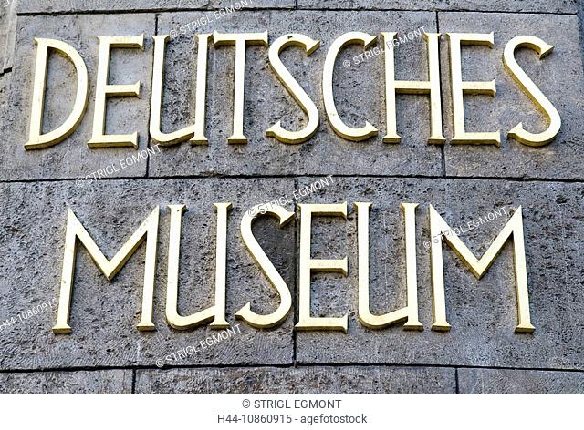 German museum, Deutsches Museum, logo, Munich, Bav