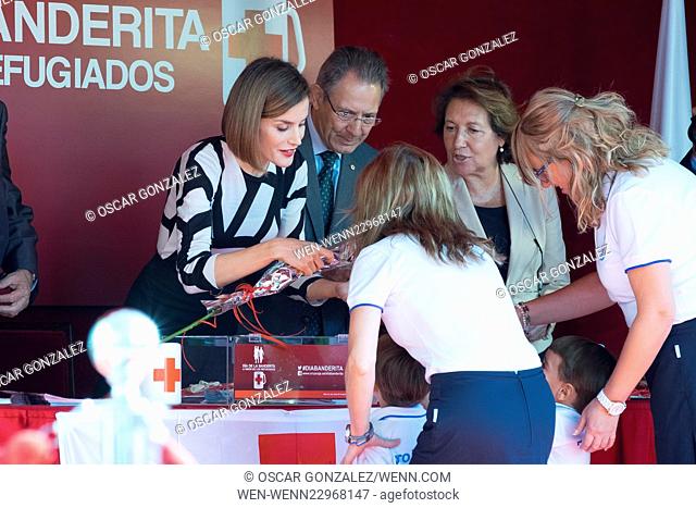 Spanish royals attend the Red Cross Fundraising Day in Madrid Featuring: Queen Letizia of Spain Where: Madrid, Spain When: 02 Oct 2015 Credit: Oscar...