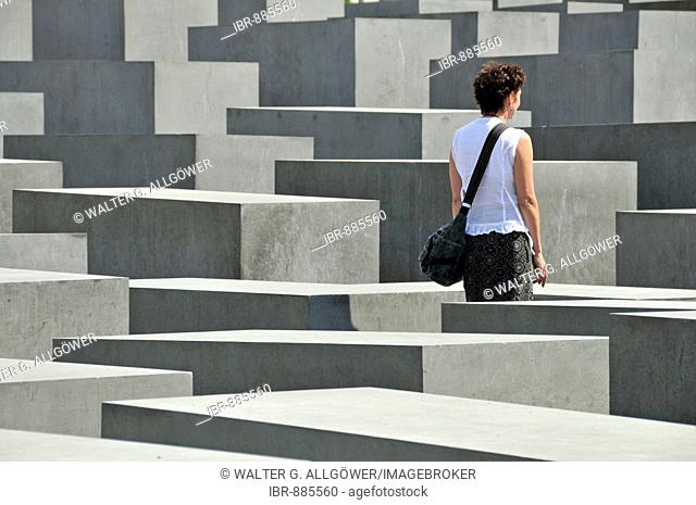 Memorial to the murdered Jews in Europe, Holocaust Memorial, Berlin, Germany, Europe