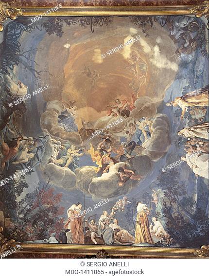 The Banquet of the Gods (the Olympus) (Il convito degli dei (L'Olimpo), by Giuseppe Maria Crespi known as lo Spagnuolo (or Spagnolo), 1691 - 1706, 17th Century