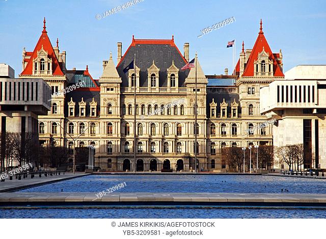 The New York State Capitol in Albany