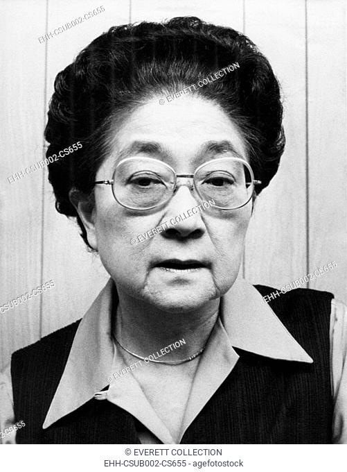 Iva Toguri D'Aquino in 1976, when Japanese-American group sought her Presidential Pardon. She was convicted for treason in 1949 making English language...