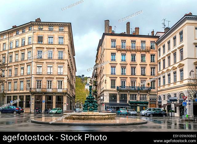 Antoine Vollon is a square located in Lyon downtown, France