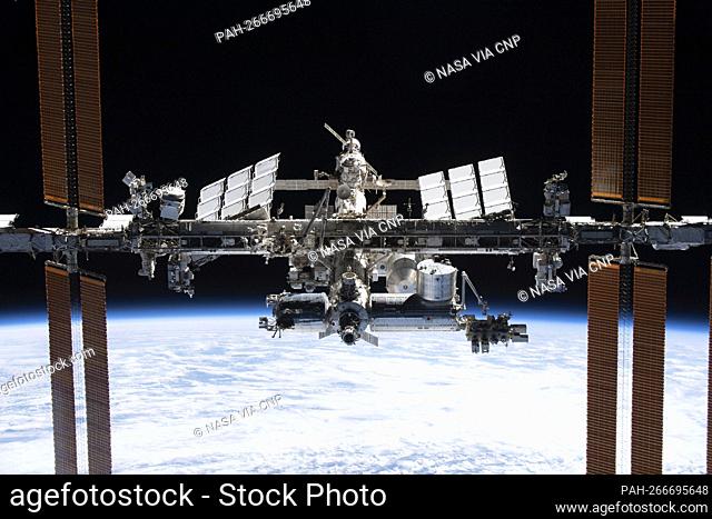 As the Crew-2 mission departed the International Space Station aboard SpaceX Crew Dragon Endeavour, the crew snapped this image of the station during a...