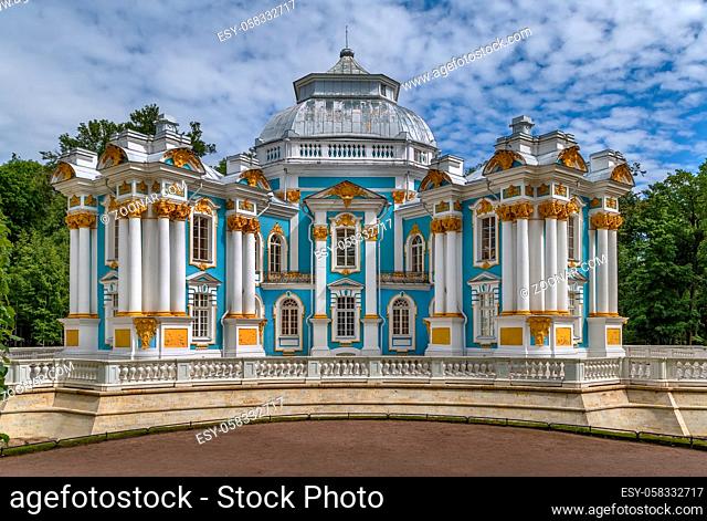 The Hermitage pavilion in Catherine Park at Tsarskoye Selo was originally designed by Mikhail Zemtsov, Russia