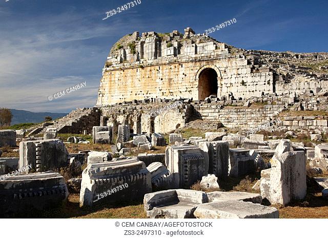 Ancient ruins in Miletus, Milet, Aydin Province, Turkey, Europe