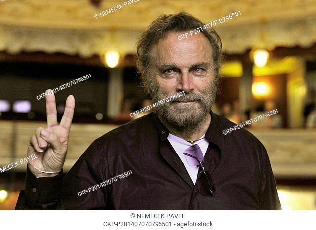 Italian director and actor Franco Nero presents the movie A Quiet Place in the Country by Italian director Elio Petri at the 49th International Film Festival in...