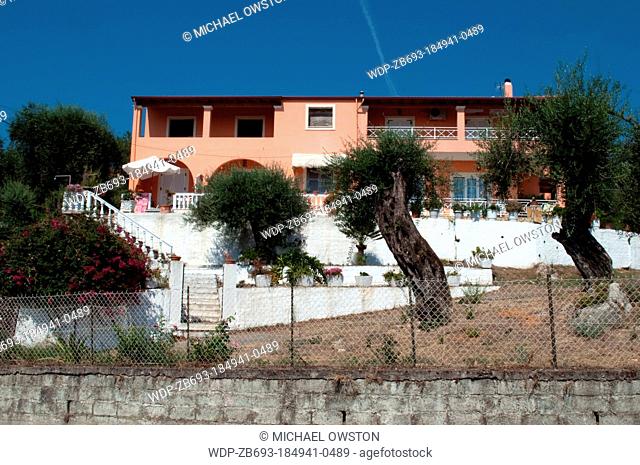 typical house Perama Corfu Greece