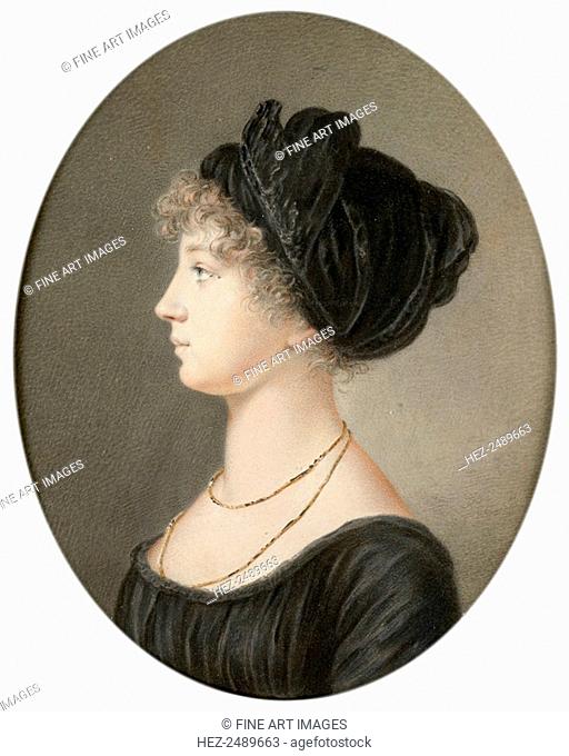 Tsarina Elizabeth Alexeievna of Russia, 1824. German princess Louise of Baden (1779-1826) married the future Tsar Alexander I of Russia in 1793