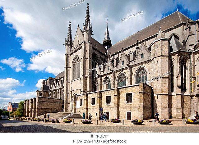 Collegiate Church of St. Waudru, Mons, Wallonia, Belgium, Europe