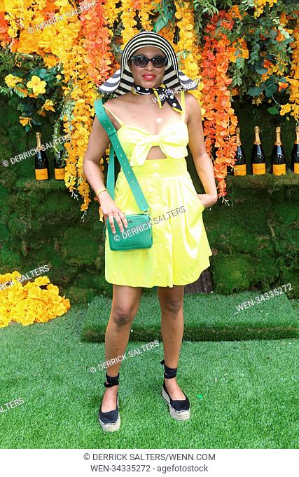 11th Annual Veuve Clicquot Polo Classic at Liberty State Park in Jersey City, New Jersey. Featuring: Alicia Quarles Where: Jersey City, New Jersey