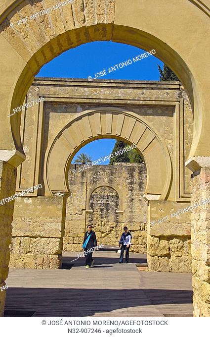 Ruins of Medina Azahara, palace-city built by caliph Abd al-Rahman III. Cordoba province, Andalusia, Spain